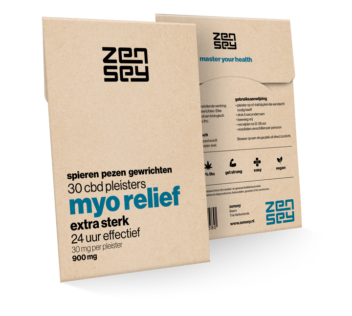 Zensey-pleisters-cbd-myo-relief-extra-sterk-spieren-pezen-gewrichten-30mg-combi-NL