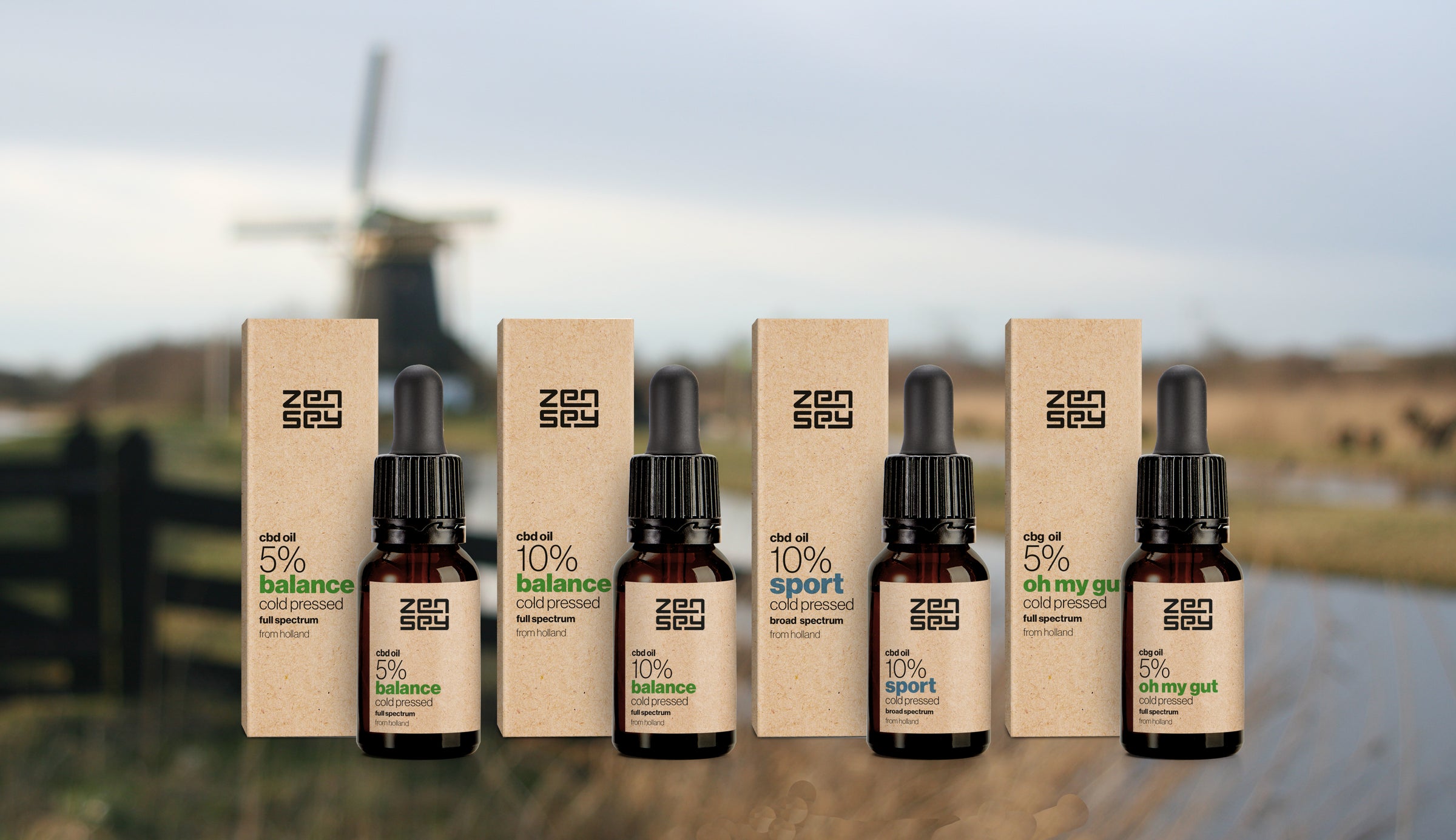 Zensey banner cbd products windmile
